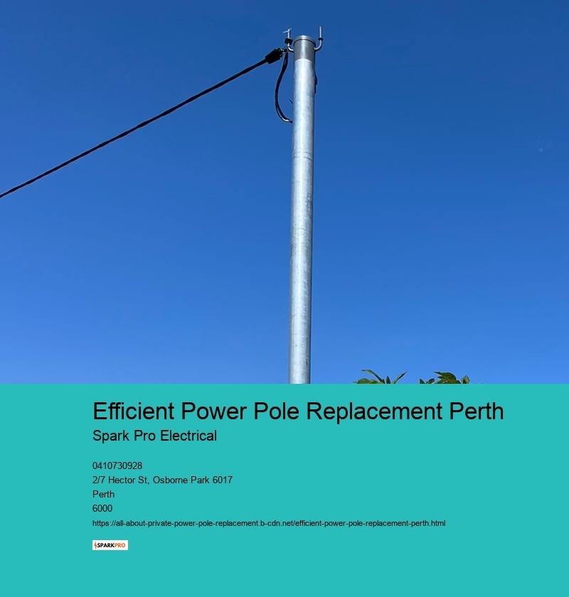 Power Pole Replacement Mastery in Perth