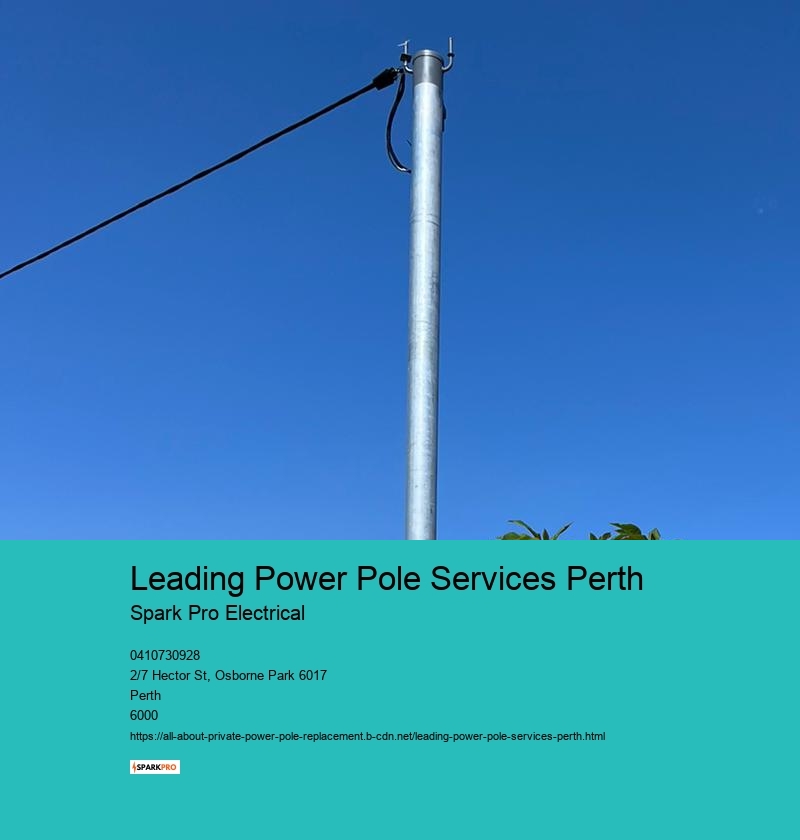 Private Power Pole Replacement Services in Perth