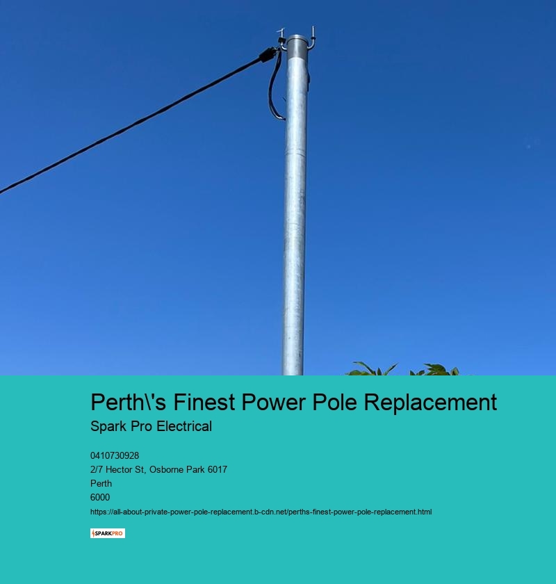 Dedicated Power Pole Replacement Team in Perth