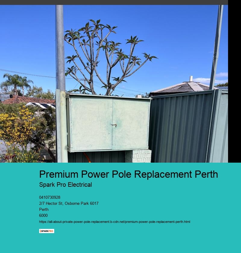 Private Power Pole Replacement in Perth